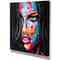 Designart - Fantasy Woman Oil portrait - Glamour Painting Print on Wrapped Canvas